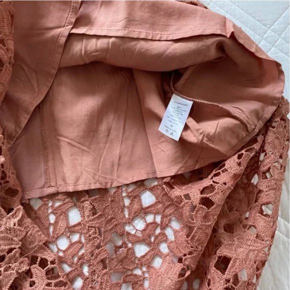 ASTR Pink Lace A-Line Midi Dress - Picture 8 of 9